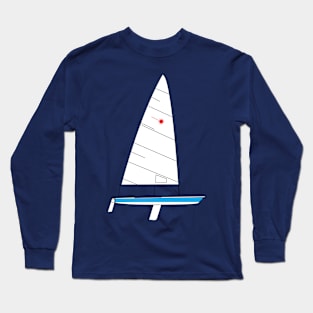 Laser Sailboat Long Sleeve T-Shirt